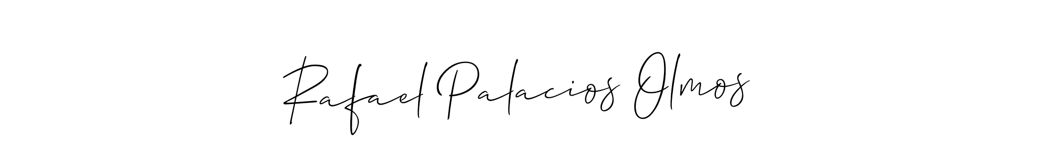 It looks lik you need a new signature style for name Rafael Palacios Olmos. Design unique handwritten (Allison_Script) signature with our free signature maker in just a few clicks. Rafael Palacios Olmos signature style 2 images and pictures png