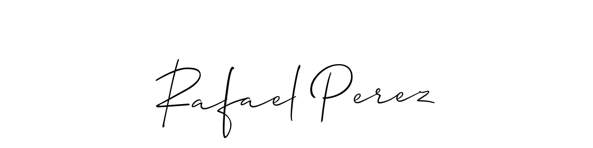 if you are searching for the best signature style for your name Rafael Perez. so please give up your signature search. here we have designed multiple signature styles  using Allison_Script. Rafael Perez signature style 2 images and pictures png