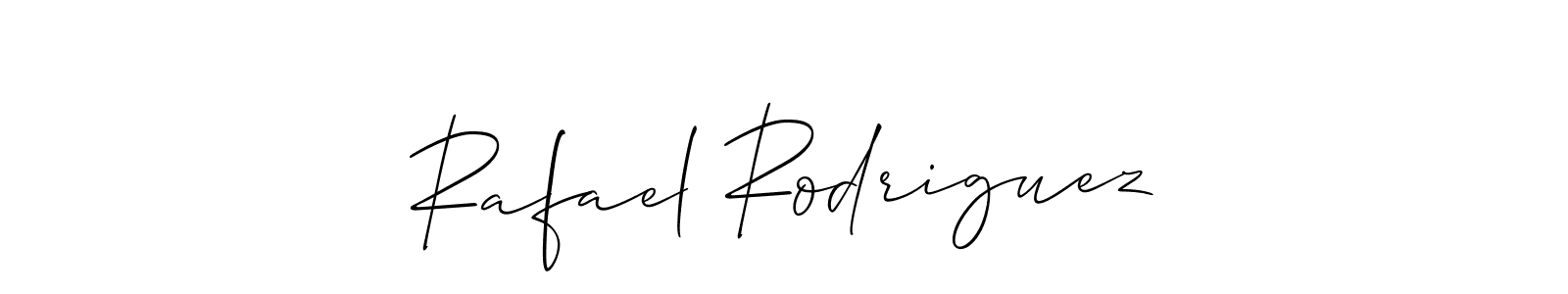 Allison_Script is a professional signature style that is perfect for those who want to add a touch of class to their signature. It is also a great choice for those who want to make their signature more unique. Get Rafael Rodriguez name to fancy signature for free. Rafael Rodriguez signature style 2 images and pictures png