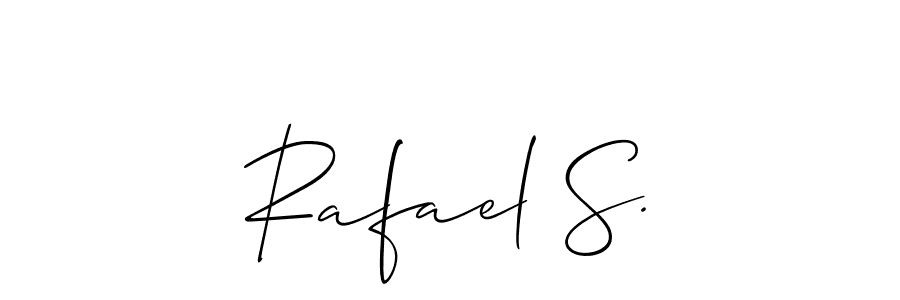 Best and Professional Signature Style for Rafael S.. Allison_Script Best Signature Style Collection. Rafael S. signature style 2 images and pictures png