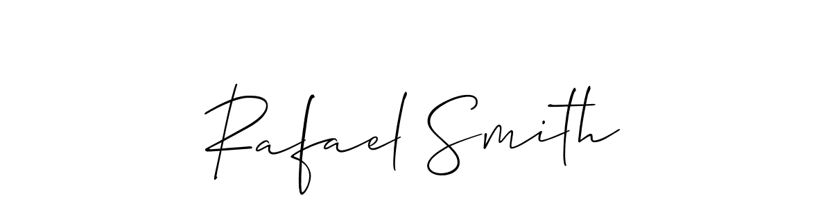 How to make Rafael Smith signature? Allison_Script is a professional autograph style. Create handwritten signature for Rafael Smith name. Rafael Smith signature style 2 images and pictures png