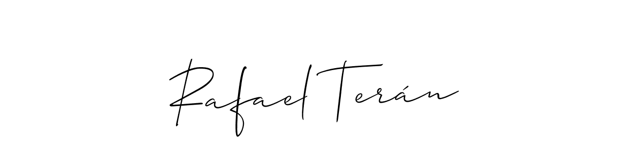 Once you've used our free online signature maker to create your best signature Allison_Script style, it's time to enjoy all of the benefits that Rafael Terán name signing documents. Rafael Terán signature style 2 images and pictures png