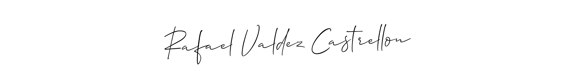Also You can easily find your signature by using the search form. We will create Rafael Valdez Castrellon name handwritten signature images for you free of cost using Allison_Script sign style. Rafael Valdez Castrellon signature style 2 images and pictures png