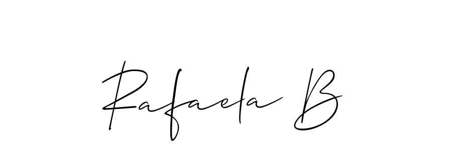 Best and Professional Signature Style for Rafaela B. Allison_Script Best Signature Style Collection. Rafaela B signature style 2 images and pictures png
