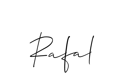 Similarly Allison_Script is the best handwritten signature design. Signature creator online .You can use it as an online autograph creator for name Rafal. Rafal signature style 2 images and pictures png