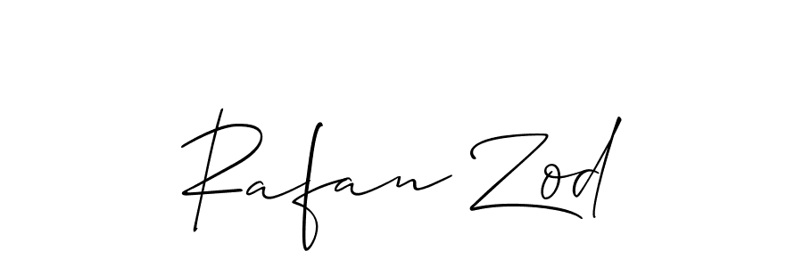 Also we have Rafan Zod name is the best signature style. Create professional handwritten signature collection using Allison_Script autograph style. Rafan Zod signature style 2 images and pictures png
