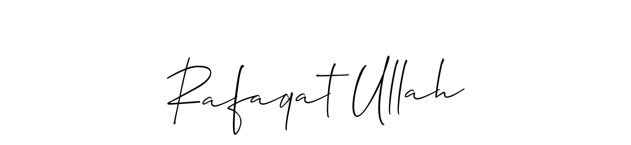 Also we have Rafaqat Ullah name is the best signature style. Create professional handwritten signature collection using Allison_Script autograph style. Rafaqat Ullah signature style 2 images and pictures png