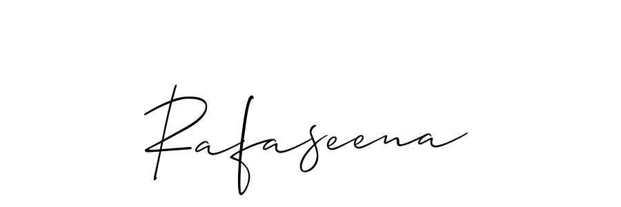 Rafaseena stylish signature style. Best Handwritten Sign (Allison_Script) for my name. Handwritten Signature Collection Ideas for my name Rafaseena. Rafaseena signature style 2 images and pictures png