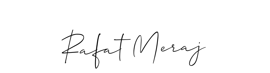 How to Draw Rafat Meraj signature style? Allison_Script is a latest design signature styles for name Rafat Meraj. Rafat Meraj signature style 2 images and pictures png