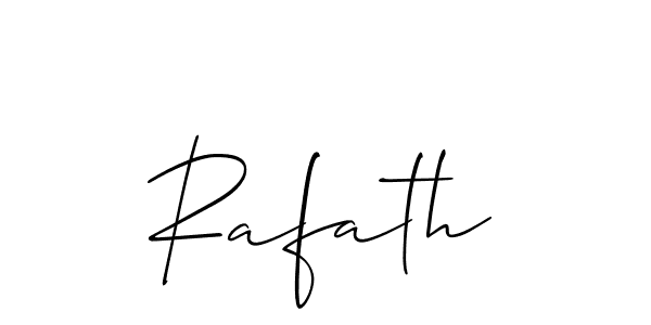 It looks lik you need a new signature style for name Rafath. Design unique handwritten (Allison_Script) signature with our free signature maker in just a few clicks. Rafath signature style 2 images and pictures png