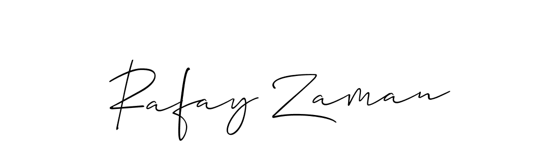 Allison_Script is a professional signature style that is perfect for those who want to add a touch of class to their signature. It is also a great choice for those who want to make their signature more unique. Get Rafay Zaman name to fancy signature for free. Rafay Zaman signature style 2 images and pictures png
