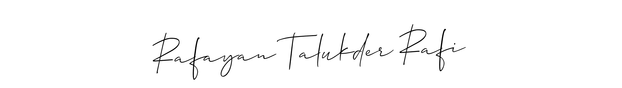 Make a beautiful signature design for name Rafayan Talukder Rafi. Use this online signature maker to create a handwritten signature for free. Rafayan Talukder Rafi signature style 2 images and pictures png