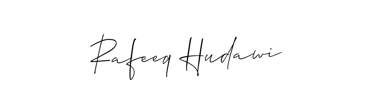 Also You can easily find your signature by using the search form. We will create Rafeeq Hudawi name handwritten signature images for you free of cost using Allison_Script sign style. Rafeeq Hudawi signature style 2 images and pictures png