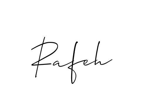 You should practise on your own different ways (Allison_Script) to write your name (Rafeh) in signature. don't let someone else do it for you. Rafeh signature style 2 images and pictures png