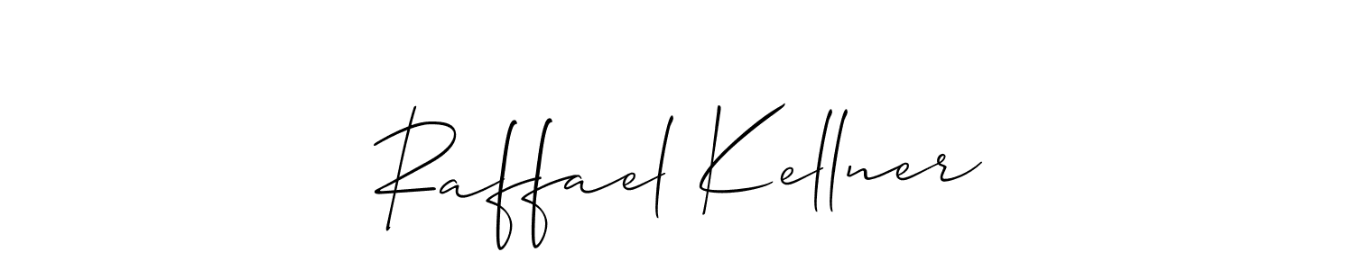 Make a beautiful signature design for name Raffael Kellner. With this signature (Allison_Script) style, you can create a handwritten signature for free. Raffael Kellner signature style 2 images and pictures png