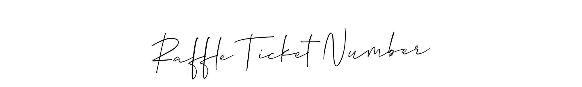 if you are searching for the best signature style for your name Raffle Ticket Number. so please give up your signature search. here we have designed multiple signature styles  using Allison_Script. Raffle Ticket Number signature style 2 images and pictures png