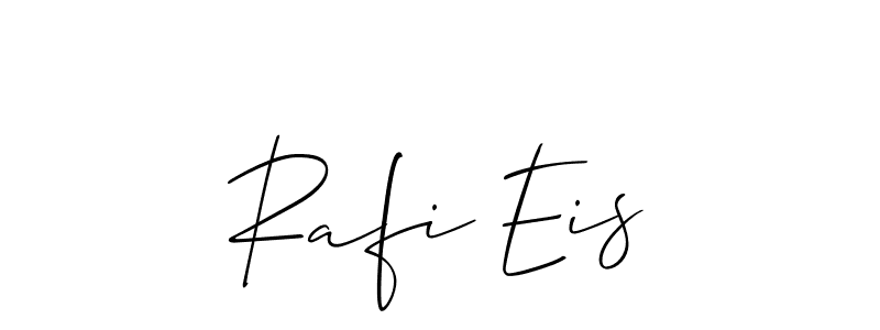 Best and Professional Signature Style for Rafi Eis. Allison_Script Best Signature Style Collection. Rafi Eis signature style 2 images and pictures png