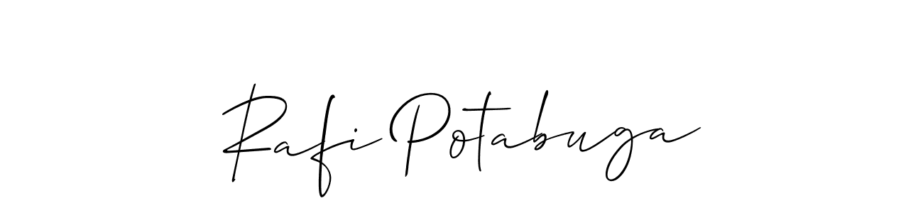 Similarly Allison_Script is the best handwritten signature design. Signature creator online .You can use it as an online autograph creator for name Rafi Potabuga. Rafi Potabuga signature style 2 images and pictures png