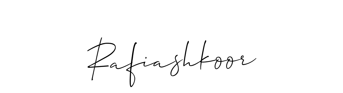 Once you've used our free online signature maker to create your best signature Allison_Script style, it's time to enjoy all of the benefits that Rafiashkoor name signing documents. Rafiashkoor signature style 2 images and pictures png