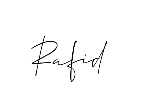 Also You can easily find your signature by using the search form. We will create Rafid name handwritten signature images for you free of cost using Allison_Script sign style. Rafid signature style 2 images and pictures png