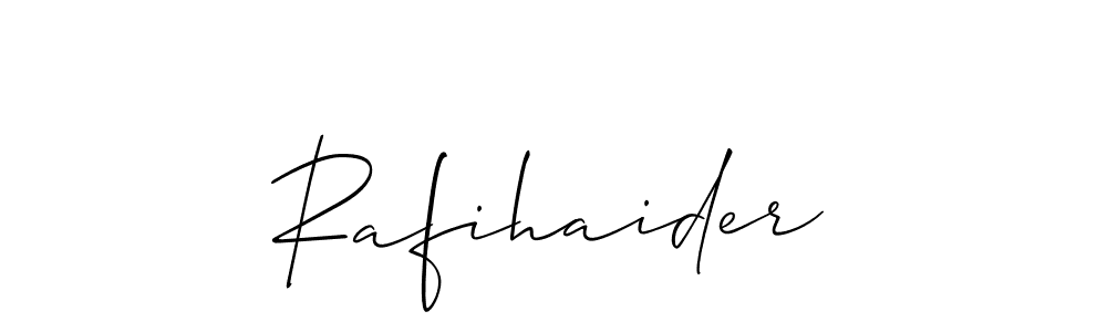 Also You can easily find your signature by using the search form. We will create Rafihaider name handwritten signature images for you free of cost using Allison_Script sign style. Rafihaider signature style 2 images and pictures png