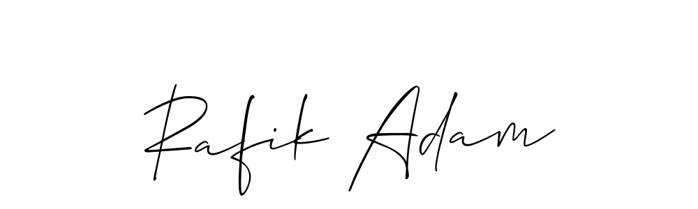 Here are the top 10 professional signature styles for the name Rafik Adam. These are the best autograph styles you can use for your name. Rafik Adam signature style 2 images and pictures png