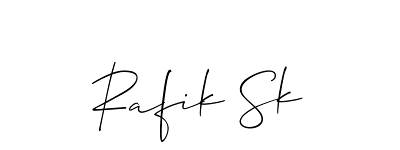 Check out images of Autograph of Rafik Sk name. Actor Rafik Sk Signature Style. Allison_Script is a professional sign style online. Rafik Sk signature style 2 images and pictures png