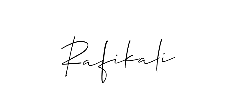 Make a beautiful signature design for name Rafikali. Use this online signature maker to create a handwritten signature for free. Rafikali signature style 2 images and pictures png