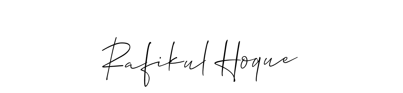 Rafikul Hoque stylish signature style. Best Handwritten Sign (Allison_Script) for my name. Handwritten Signature Collection Ideas for my name Rafikul Hoque. Rafikul Hoque signature style 2 images and pictures png