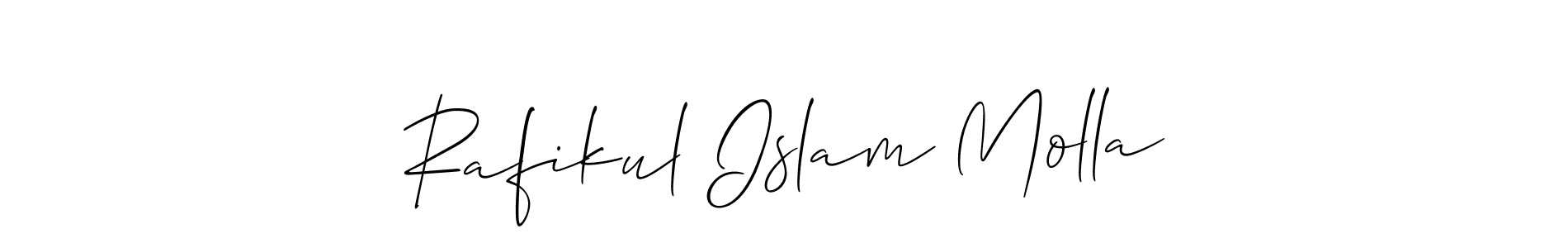 Also we have Rafikul Islam Molla name is the best signature style. Create professional handwritten signature collection using Allison_Script autograph style. Rafikul Islam Molla signature style 2 images and pictures png