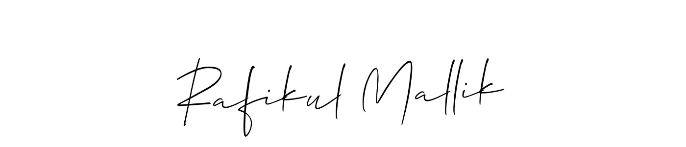 How to Draw Rafikul Mallik signature style? Allison_Script is a latest design signature styles for name Rafikul Mallik. Rafikul Mallik signature style 2 images and pictures png