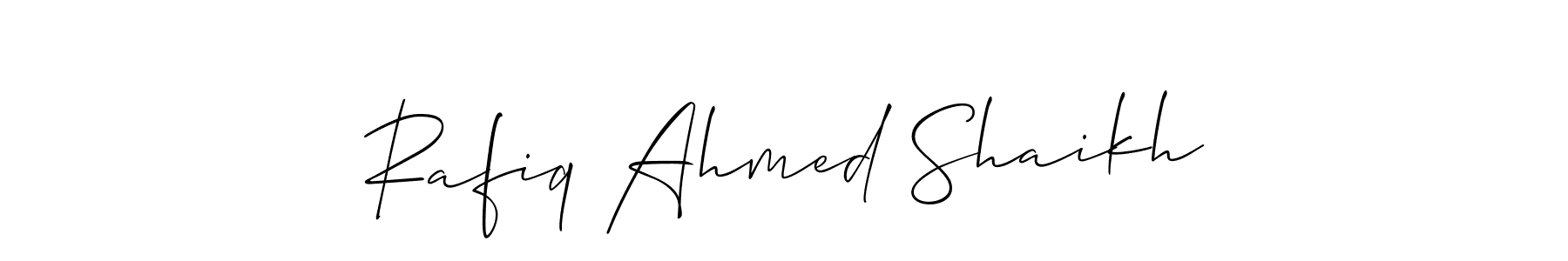 Once you've used our free online signature maker to create your best signature Allison_Script style, it's time to enjoy all of the benefits that Rafiq Ahmed Shaikh name signing documents. Rafiq Ahmed Shaikh signature style 2 images and pictures png