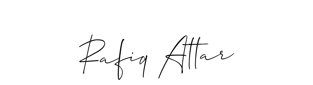 Make a short Rafiq Attar signature style. Manage your documents anywhere anytime using Allison_Script. Create and add eSignatures, submit forms, share and send files easily. Rafiq Attar signature style 2 images and pictures png