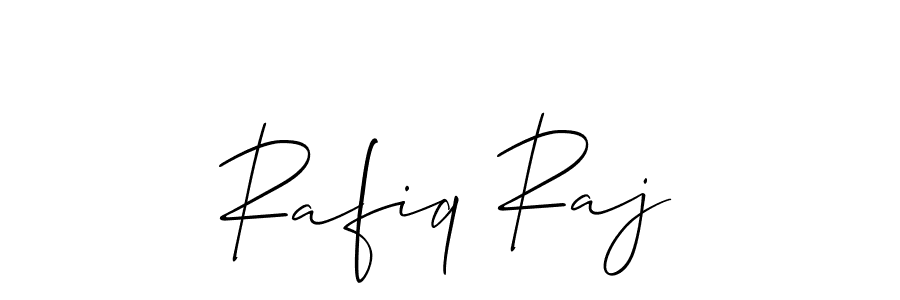 You can use this online signature creator to create a handwritten signature for the name Rafiq Raj. This is the best online autograph maker. Rafiq Raj signature style 2 images and pictures png