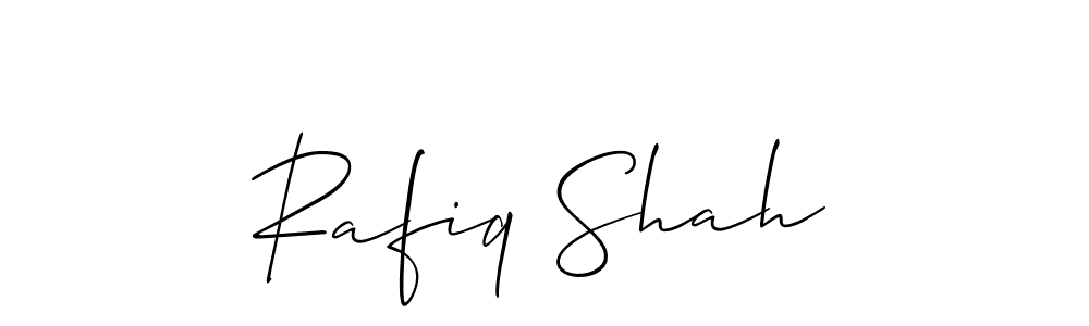 Once you've used our free online signature maker to create your best signature Allison_Script style, it's time to enjoy all of the benefits that Rafiq Shah name signing documents. Rafiq Shah signature style 2 images and pictures png