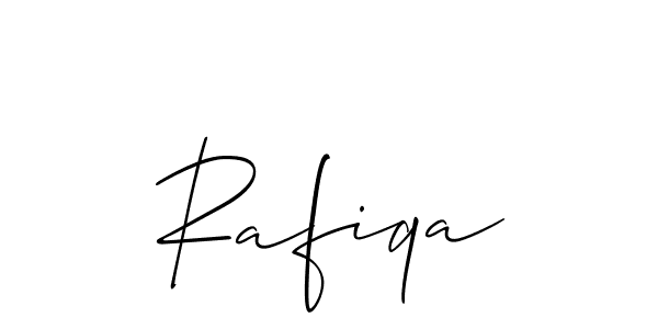 You can use this online signature creator to create a handwritten signature for the name Rafiqa. This is the best online autograph maker. Rafiqa signature style 2 images and pictures png