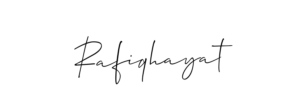 How to Draw Rafiqhayat signature style? Allison_Script is a latest design signature styles for name Rafiqhayat. Rafiqhayat signature style 2 images and pictures png