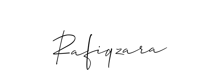 Design your own signature with our free online signature maker. With this signature software, you can create a handwritten (Allison_Script) signature for name Rafiqzara. Rafiqzara signature style 2 images and pictures png
