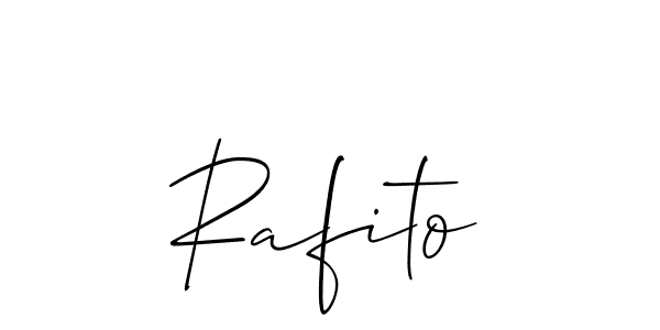 Make a beautiful signature design for name Rafito. With this signature (Allison_Script) style, you can create a handwritten signature for free. Rafito signature style 2 images and pictures png