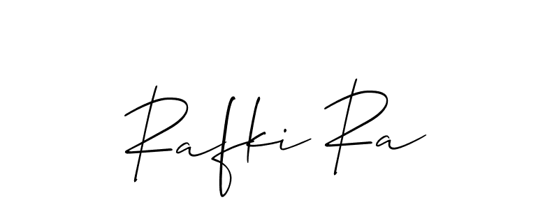 Check out images of Autograph of Rafki Ra name. Actor Rafki Ra Signature Style. Allison_Script is a professional sign style online. Rafki Ra signature style 2 images and pictures png