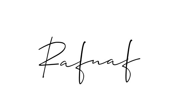 How to make Rafnaf name signature. Use Allison_Script style for creating short signs online. This is the latest handwritten sign. Rafnaf signature style 2 images and pictures png