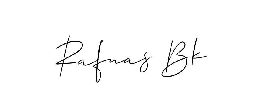 Similarly Allison_Script is the best handwritten signature design. Signature creator online .You can use it as an online autograph creator for name Rafnas Bk. Rafnas Bk signature style 2 images and pictures png