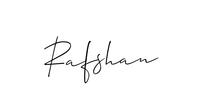 Create a beautiful signature design for name Rafshan. With this signature (Allison_Script) fonts, you can make a handwritten signature for free. Rafshan signature style 2 images and pictures png