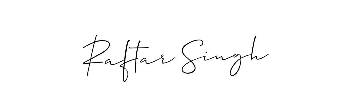 It looks lik you need a new signature style for name Raftar Singh. Design unique handwritten (Allison_Script) signature with our free signature maker in just a few clicks. Raftar Singh signature style 2 images and pictures png