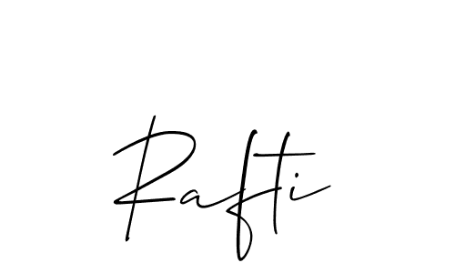 Make a beautiful signature design for name Rafti. Use this online signature maker to create a handwritten signature for free. Rafti signature style 2 images and pictures png