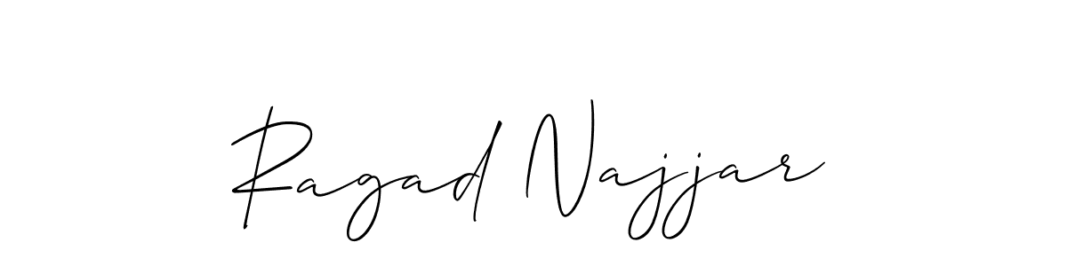 Make a beautiful signature design for name Ragad Najjar. Use this online signature maker to create a handwritten signature for free. Ragad Najjar signature style 2 images and pictures png