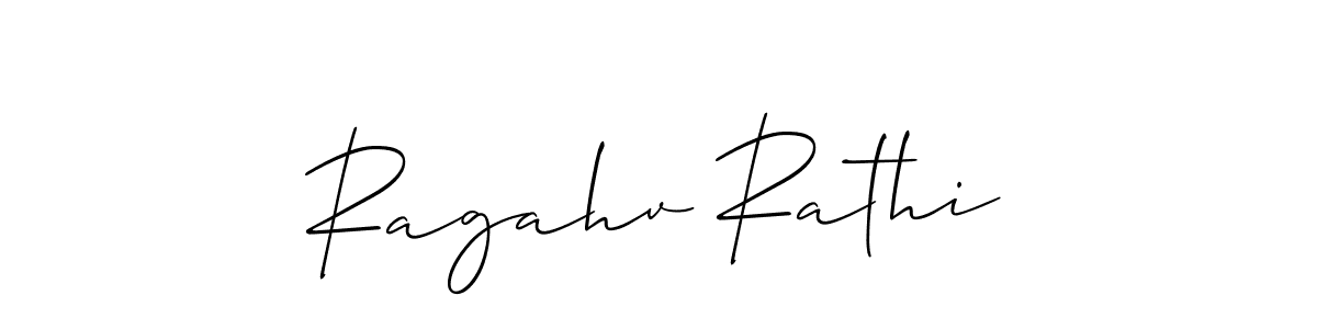 How to Draw Ragahv Rathi signature style? Allison_Script is a latest design signature styles for name Ragahv Rathi. Ragahv Rathi signature style 2 images and pictures png