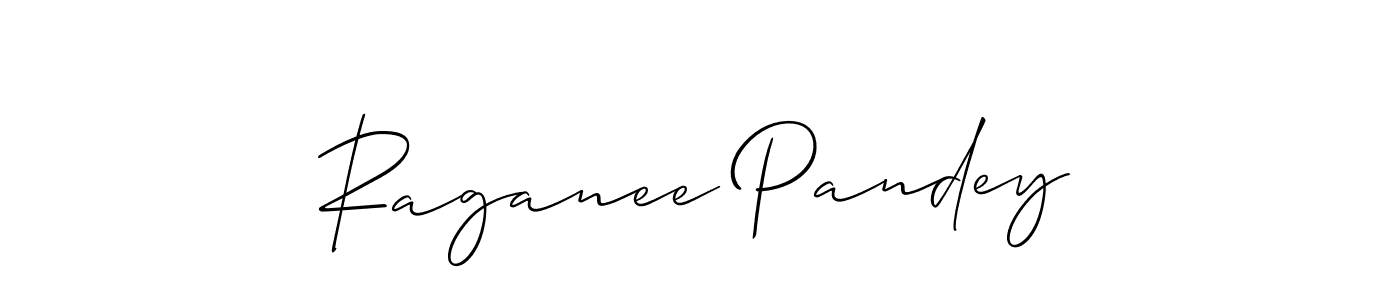 You should practise on your own different ways (Allison_Script) to write your name (Raganee Pandey) in signature. don't let someone else do it for you. Raganee Pandey signature style 2 images and pictures png