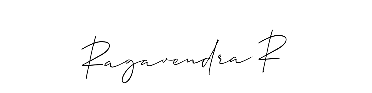 The best way (Allison_Script) to make a short signature is to pick only two or three words in your name. The name Ragavendra R include a total of six letters. For converting this name. Ragavendra R signature style 2 images and pictures png