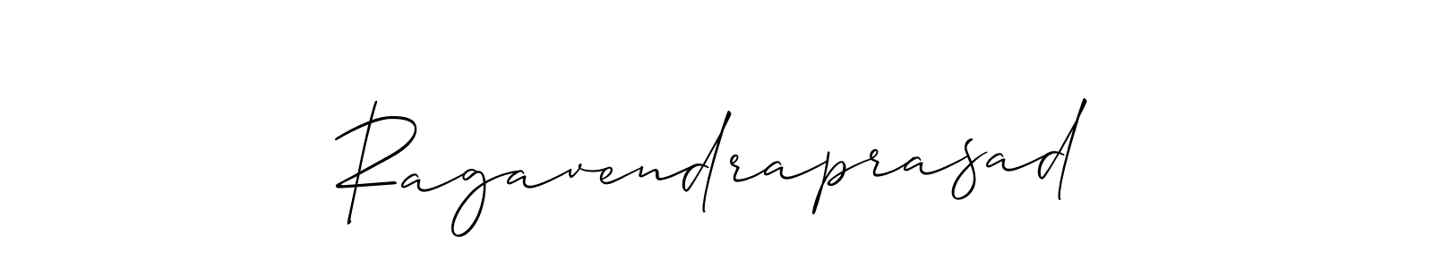 Create a beautiful signature design for name Ragavendraprasad. With this signature (Allison_Script) fonts, you can make a handwritten signature for free. Ragavendraprasad signature style 2 images and pictures png